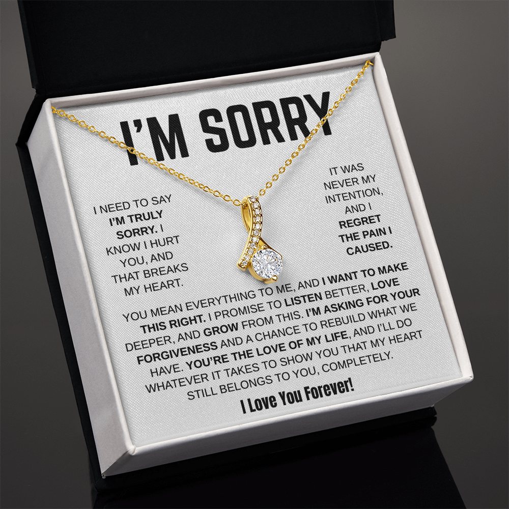 Apology Gift For Her - Alluring Beauty Necklace - I Want To Make This Right