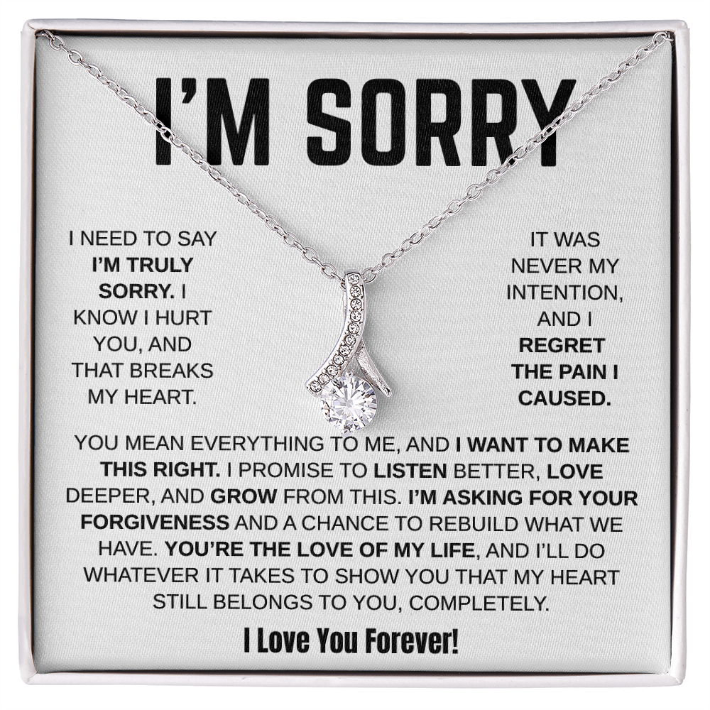 Apology Gift For Her - Alluring Beauty Necklace - I Want To Make This Right