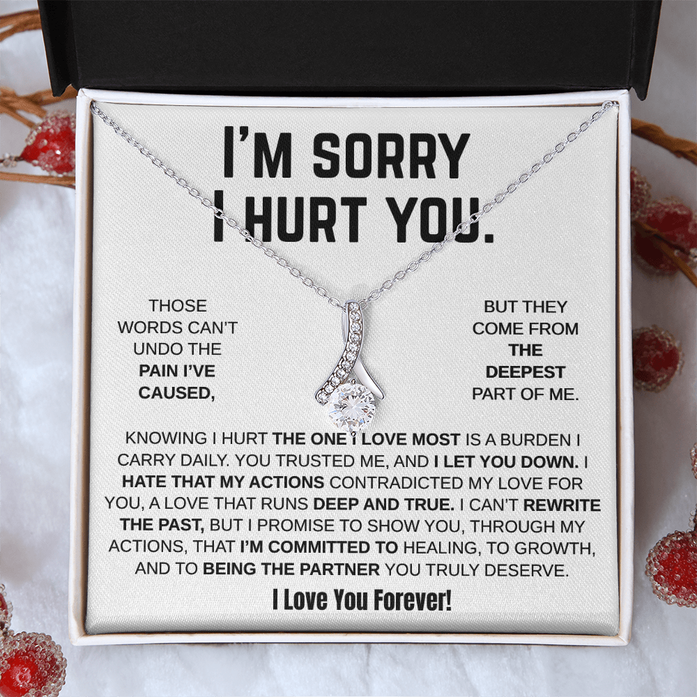 Apology Gift For Her - Alluring Beauty Necklace - I'm Sorry I Hurt You!