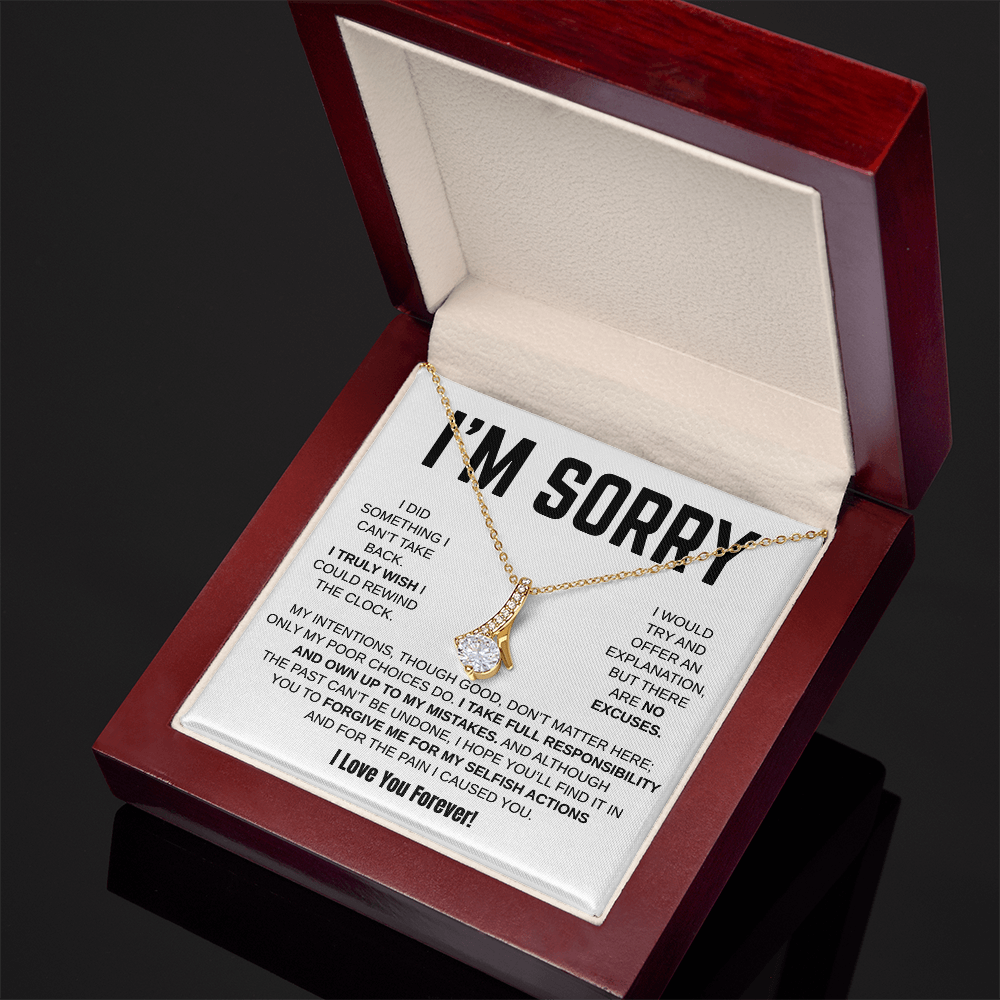 Apology Gift For Her - Alluring Beauty Necklace - I Take Full Responsibility