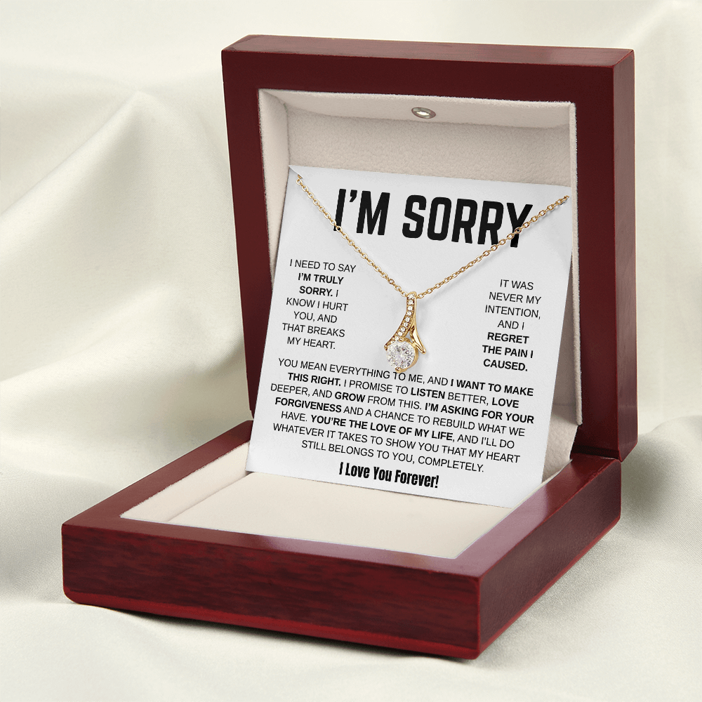 Apology Gift For Her - Alluring Beauty Necklace - I Want To Make This Right