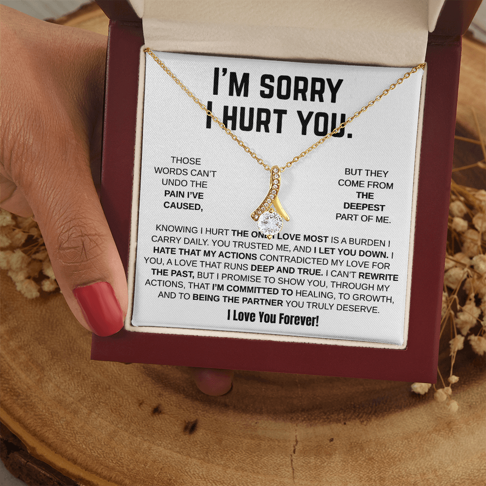 Apology Gift For Her - Alluring Beauty Necklace - I'm Sorry I Hurt You!
