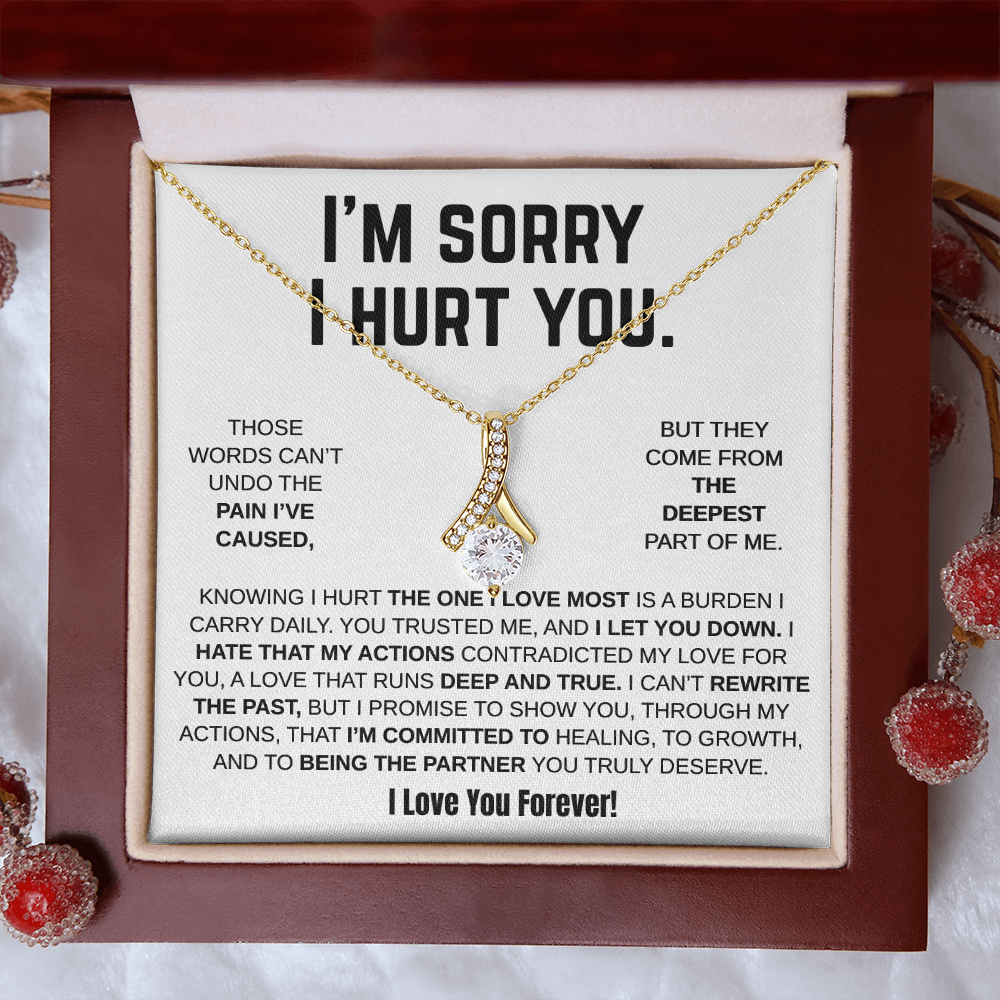 Apology Gift For Her - Alluring Beauty Necklace - I'm Sorry I Hurt You!