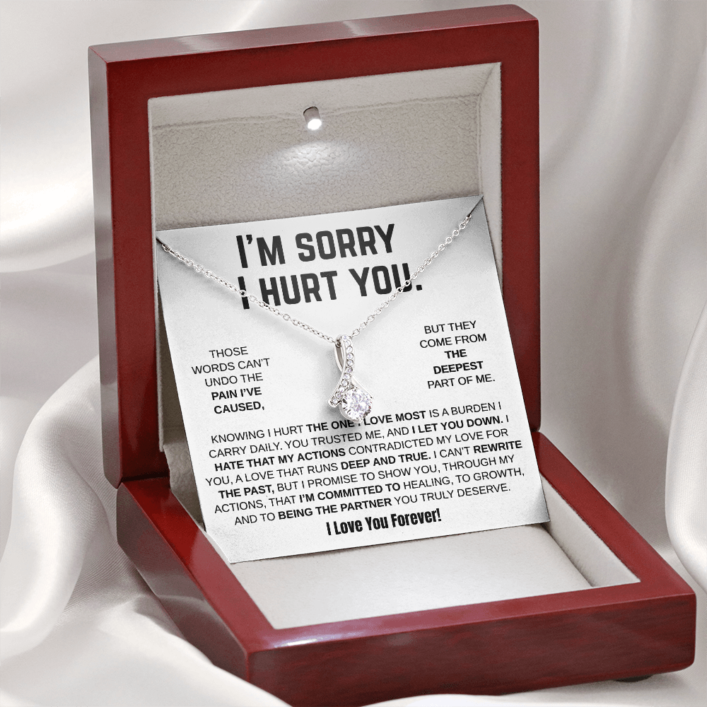 Apology Gift For Her - Alluring Beauty Necklace - I'm Sorry I Hurt You!