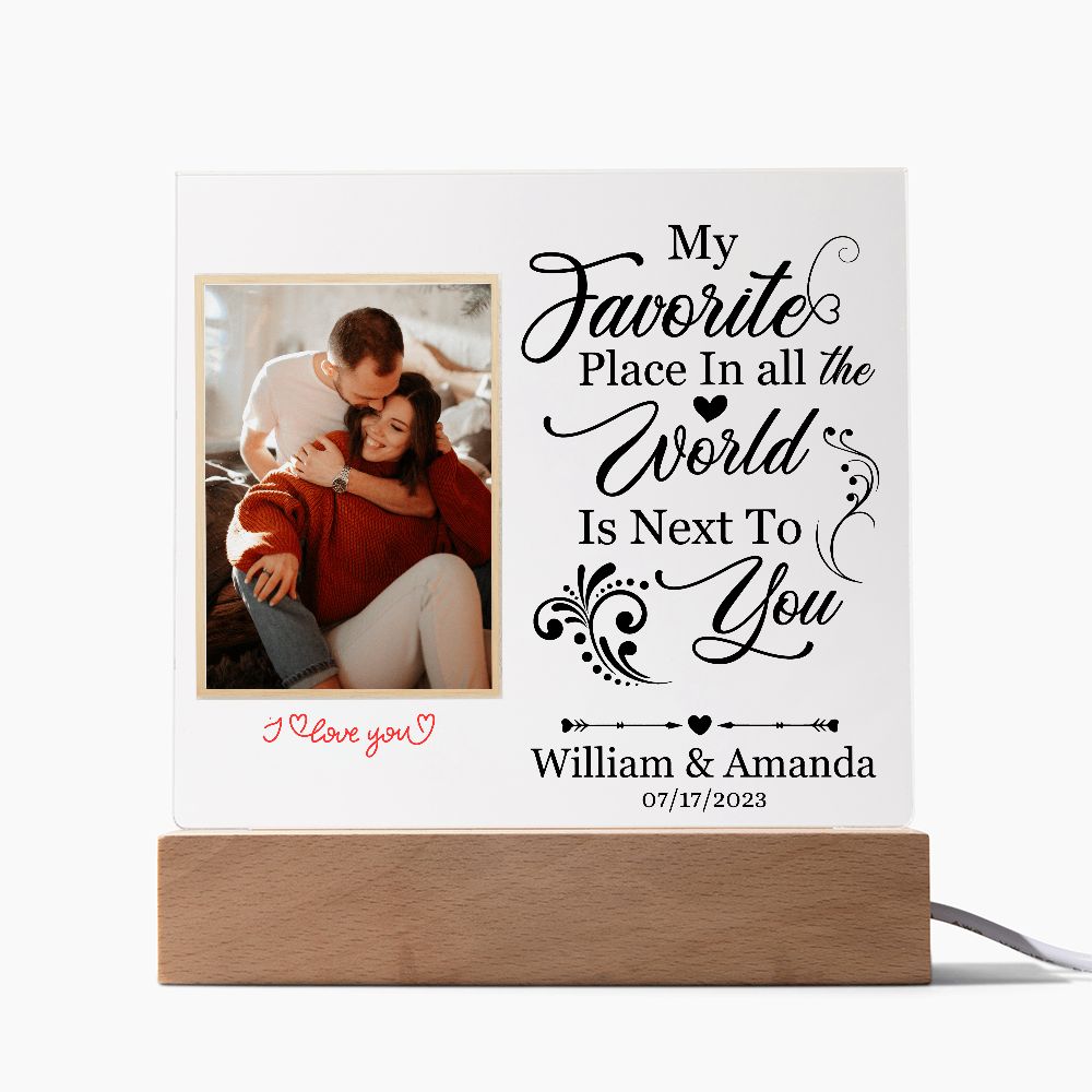 Gift for your Loved One - Acrylic Love Plaque