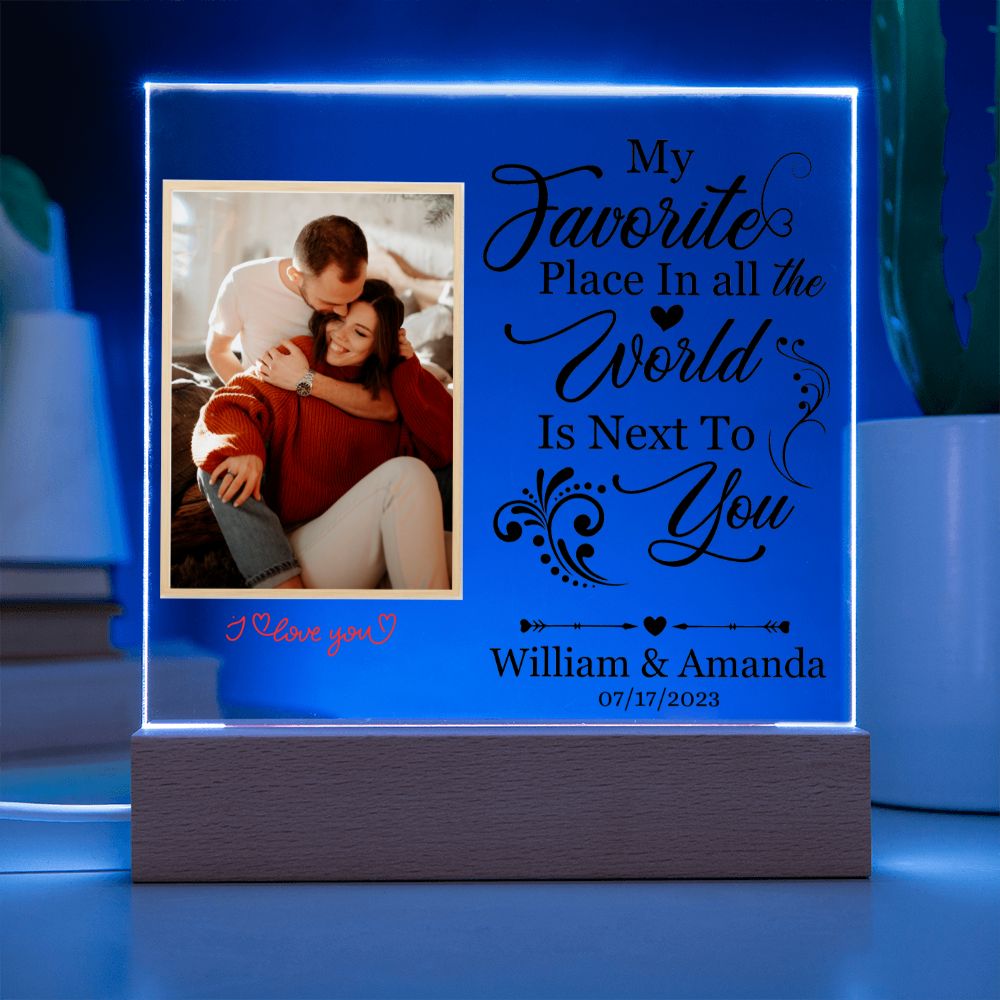 Gift for your Loved One - Acrylic Love Plaque