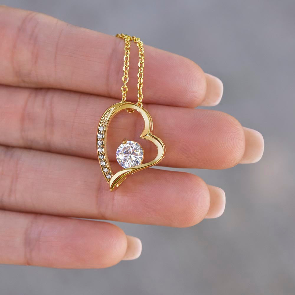 Gift For Wife - You Are The Love Of My Life - Forever Love Necklace