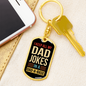 Father's Day Dog Tag Keychain | Dad a Base