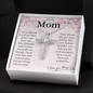 CZ Cross Necklace | To My Mom