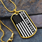 Best Dad Ever | Dog Tag Necklace