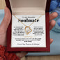 To My Beautiful Soulmate - Forever Love Necklace