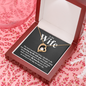 To my Wife - My Love For You -  Forever Love Necklace