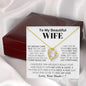 To My Beautiful Wife - Forever Love Necklace