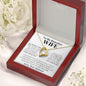 To My Beautiful Wife - Forever Love Necklace