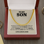 To My Son | Cuban Link Chain
