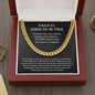 PARA EL AMOR DE MI VIDA | CUBAN LINK CHAIN NECKLACE