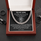To My Son | Cuban Link Chain