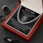 To My Son | Cuban Link Chain
