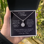 To My Loving Mom | Eternal Hope Love Necklace