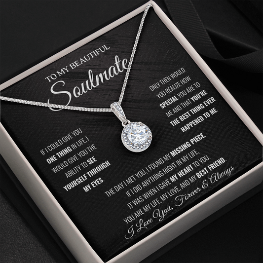 To My Beautiful Soulmate | Eternal Hope Necklace