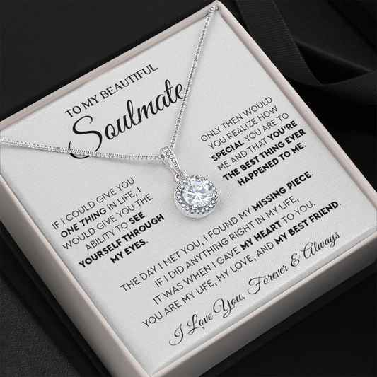 To My Beautiful Soulmate | Eternal Hope Necklace