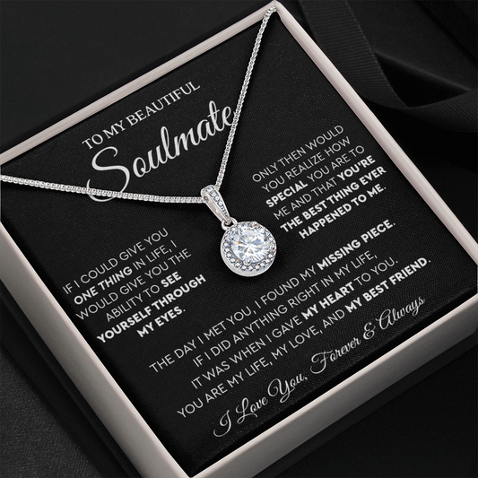 To My Beautiful Soulmate | Eternal Hope Necklace