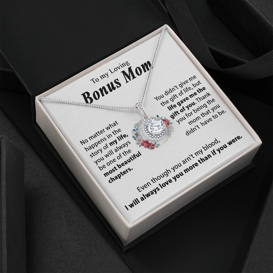 To my Loving Bonus Mom /  Eternal Hope Necklace