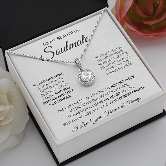To My Beautiful Soulmate | Eternal Hope Necklace