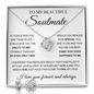 To My Soulmate | Love Knot Earring & Necklace Set ❤️