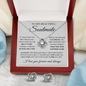 To My Soulmate | Love Knot Earring & Necklace Set ❤️