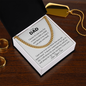 To My Dad | You are my hero | Cuban Link Chain