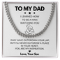 To My Dad | You Are My Inspiration | Cuban Link Necklace