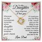 To My Daughter | Love Knot Necklace