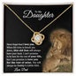 To My Daughter | Love Knot Necklace