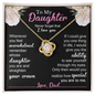 To My Daughter | Love Knot Necklace