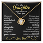 To My Daugther | Love Knot Necklace