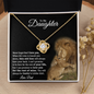 To My Daughter | Love Knot Necklace