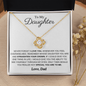 To My Daughter | Love Knot Necklace