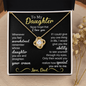 To My Daugther | Love Knot Necklace