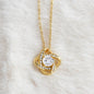 To My Beautiful Daughter - Love Knot Necklace
