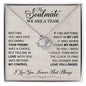 To My Soulmate - We are a Team - Love Knot Necklace SM502