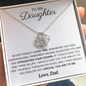 To My Daughter | Love Knot Necklace