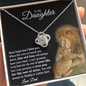 To My Daughter | Love Knot Necklace