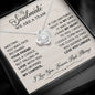 To My Soulmate - We are a Team - Love Knot Necklace SM502