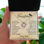 To My Daughter | Love Knot Necklace