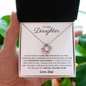 To My Daughter | Love Knot Necklace
