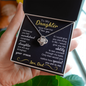 To My Daugther | Love Knot Necklace