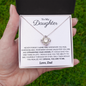 To My Daughter | Love Knot Necklace