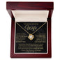 To My Beautiful Wife - Love Knot Necklace
