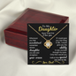 To My Daugther | Love Knot Necklace